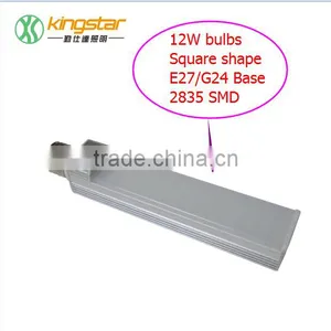 NEW Design G24 LED LAMPS Round&Square 5W/7W/9W/12W G23/G24/E27 LED Plug-in Light G24 Led Bulbs G24 LED Lamp Replacement thumbnail-6