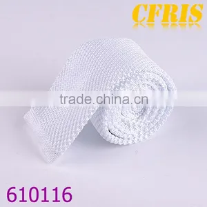 Fashion Plain Color Cotton Knitted Necktie Series 3 thumbnail-2