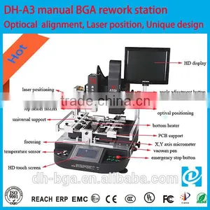 New Two Upper Head Dinghua DH-A3 Optical Alignment Bga Rework Station for Mobile Phone Repair Software, Laptop Repair thumbnail-1