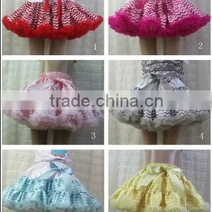2013 New Designs Chevron Baby Pettiskirt Gilrs Wholesale Pettiskirts China thumbnail-1