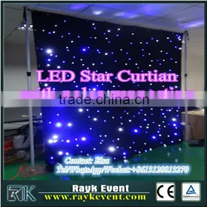 China Cheap Led Light Stage Curtain Led Drape Led Star Curtain for Sale thumbnail-1