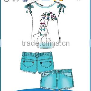 Summer Baby Girl Clothes/high Qulity Children Clothes Customized thumbnail-1
