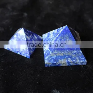 Beauteous High Quality Natural Lapis Lazuli Crystal Stone Pyramids For Sale Decor thumbnail-1
