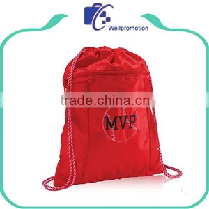 Colorful Polyester Football Drawstring Bags With Logo thumbnail-5