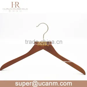 YCW-9300V Antique Inport Beech Wooden Clothes Hanger thumbnail-1