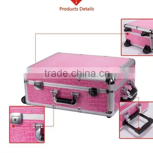 Sunrise Factory Price Professional Rolling Beauty Nail Cosmetic Display Case thumbnail-5