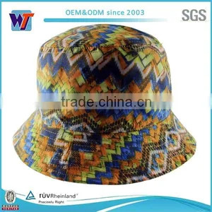 High Quality Mens Brush Cotton Bucket Hat With String thumbnail-1