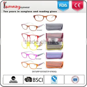RP-S3720 Candy Color Cool Frame New Fashion Reading Glasses With Pouches thumbnail-1