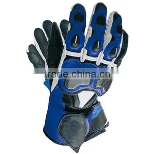 Blue And White Color Racing Gloves thumbnail-1