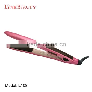 With Brush Shiny Black Plate Hair Straightener thumbnail-2
