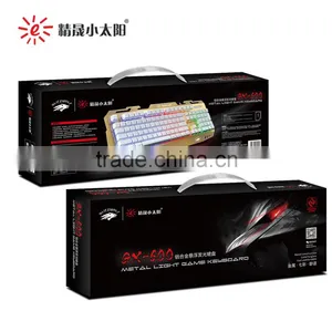 2016 Hot Sell Colorful LED Lighting Usb Wired Mechanical Gaming Keyboard thumbnail-3
