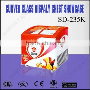 205L Commercial Display Freezer Ice Cream Fridge Ice Cream Refrigerator Ice Cream Freezer thumbnail-3