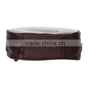 Satin Fabric Cosmetic Bag/clear Travel Toiletry Bags Made in China thumbnail-4