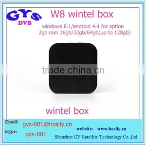 Original Wintel W8 Mini PC Box With Window 8 8.1 OS Intel Quad Core 1.33GHz CPU 2G RAM 32G With Bluetooth thumbnail-1