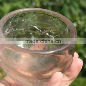 Clear QUARTZ Crystal HEALING Bowl thumbnail-1