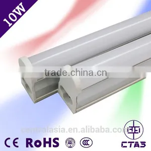 Jiangmen Factory Hot Sale t5 Integrated Led Tube 10W 60CM 100LM/W PF>0.9 With CE&RoHS Approved t5 Led Tube thumbnail-1