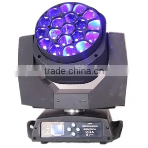 New Professional 19x12w RGBW 4in1 Led Bee Eyes Moving Head Zoom Light Stage Light thumbnail-4