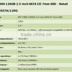2.5-Inch SATAIII 7mm Solid State Drive SSD 120GB thumbnail-4