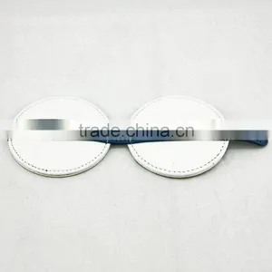 Fine Workmanship Round Folding Factory Price PU Pocket Mirror thumbnail-1