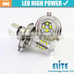 Super Brightest 80w 12V H4 Car LED Indicator Bulbs Led Sidelight Bulbs thumbnail-4