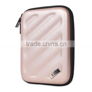 Hot Selling BUBM EVA+PU Ladies Champagne Gold Travel Usb Flash Drive Storage Hand Bag thumbnail-1