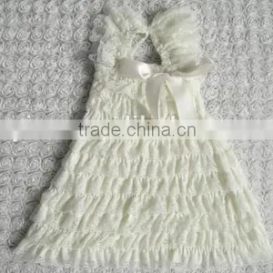 Cheap And Fine Baby Lace Rompers Children Girl Bow Baby Lace Rompers thumbnail-3