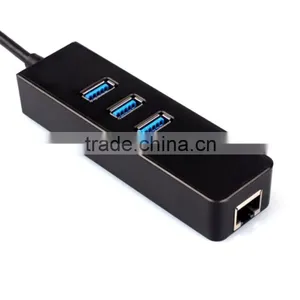 The Best 3 Por Usb 3.0 Hub to Famale RJ45 Ethernet Lan Adapter From China Usb Hub Suppliers thumbnail-2