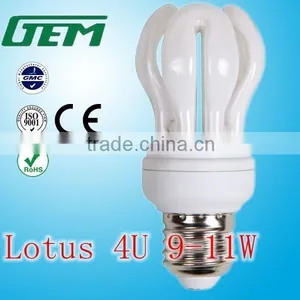 2700-6500K Popular Design 9-18W 45-105W CFL Lamp Lotus 4U thumbnail-2