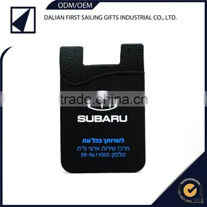 Custom Design Multiple Colors Silicon Card Holder for Mobile Phone Wallet thumbnail-1