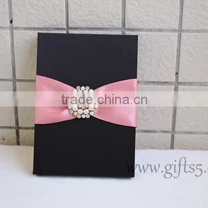 Unique Wedding Invitations Box With Brooch thumbnail-2