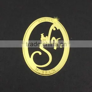 Quality Choice Metal Brand Abaya Logo Label for Clothing thumbnail-1