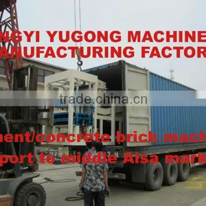 Yugong Factory Automatic Concrete Brick Making Machine, Concrete Block Machine Price thumbnail-1
