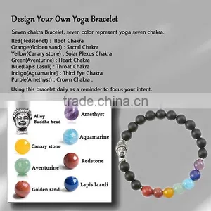Buddha Beads Bracelets For Black Stone Jewelry thumbnail-4