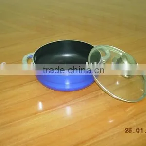 Heavy Gauge Aluminum Casserole With Glass Lid thumbnail-1