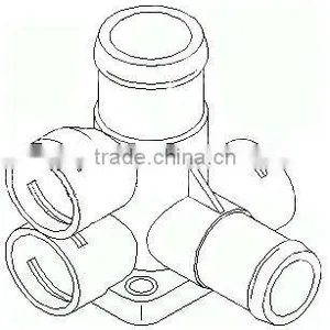 Water Flange OE NO.037121132A thumbnail-2