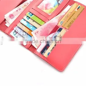 Top Sale Leather Long Card Holder Wallet New Customized Women Wallet 2016 thumbnail-4