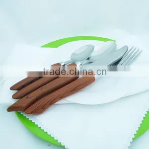 Wooden Handle Flatware Sets thumbnail-1