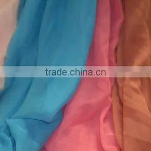 Soft Handfeel Polyester Voile Fabric For Muslin Lady Scarf/hijab thumbnail-2