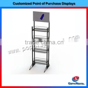 Powder Coated Floor Akers Mark Whisky Bottle Stand Display thumbnail-1
