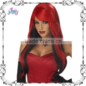 Horrible Layered Color Female Witch Party Wigs thumbnail-1