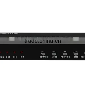 Factory Price High Speed HDMI Switch 2x1 Multi-Viewer With Picture in Picutre, Support Scaler thumbnail-2