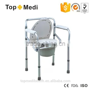 Aluminum Bath Shower Seat Commode Chair for Disable thumbnail-1
