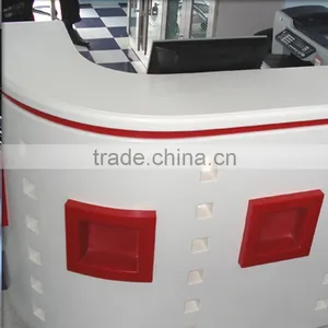 Custom LED Reception Desk/high Quality Hotel Front Reception Counter thumbnail-3