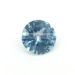 Loose Round Cut Spinel Light Blue Sapphire 1.0mm thumbnail-2