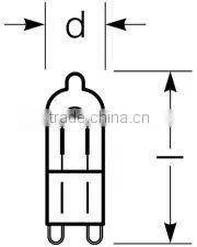 G9 Halogen Lamp ERP2000Hours thumbnail-1
