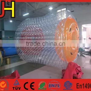 Outside 2.4m Transparent Inflatable Water Roller For Sale thumbnail-2