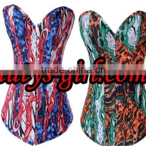 Popular Women Unique Exclusive Chain Overbust Corset Manufacturer thumbnail-1