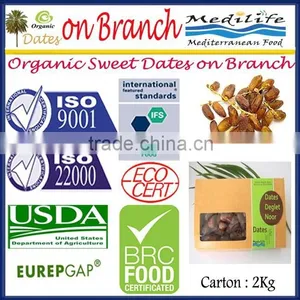 Organic Sweet Dates on Branch. Organic Sweet Dates. Organic Sweet Dates 2 Kg thumbnail-1