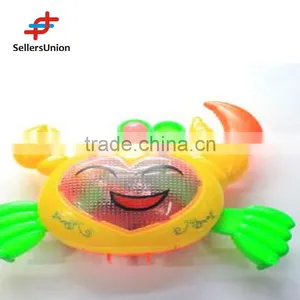 No.1 Yiwu Commission Agent Electric Animal Ride Toy Cute Design Plastic Crab Toy for Kids 21*16CM thumbnail-1