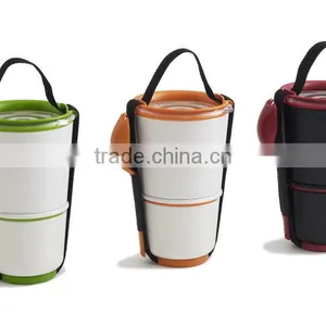Freeze Breakfast Box Fruit Yogurt Milk Cream Liquids Cereal Lunch Container Cold thumbnail-3